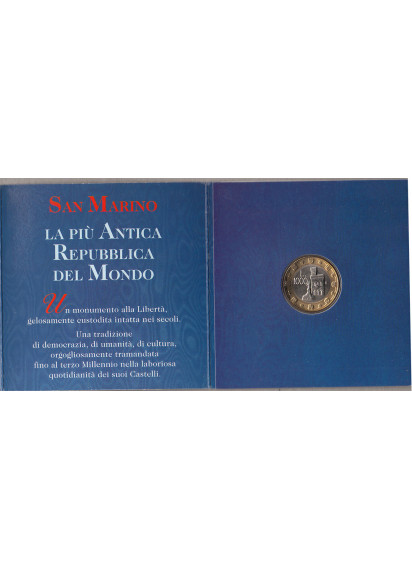 1997 - 1000 lire San Marino Piazza Libertà
